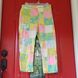 Lilly Pulitzer White Label Adorable Capris, size 8